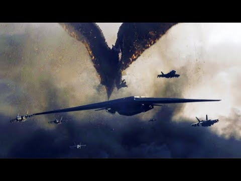 Rodan vs Fighter Jets | Godzilla: King of the Monsters [4k, HDR]