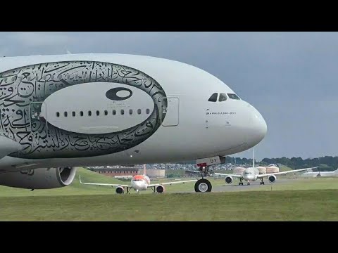 Aborted A380 take-off at Birmingham Airport and the disruption that followed 😁 See description.