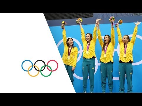 Australia Set New Olympic 4 x 100m Freestyle Record - London 2012 Olympics