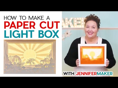 Paper Cut Light Box Tutorial in Cricut Design Space