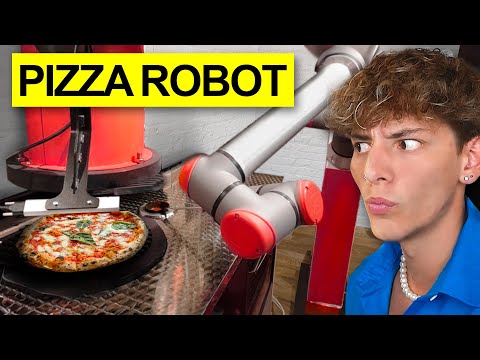 Provo il ROBOT che fa la PIZZA in Italia.. (&egrave; incredibile?)