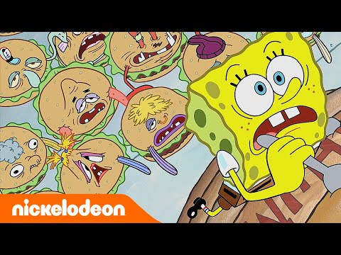 Bob Esponja | &iexcl;Bob Esponja convierte a TODOS en monstruos! | Nickelodeon en Espa&ntilde;ol