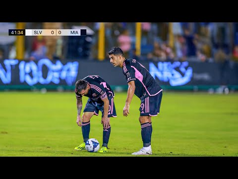 Messi vs El Salvador | First match with Suarez for Inter Miami