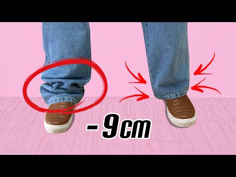 APRENDA A FAZER BAINHA / BARRA ORIGINAL DE CAL&Ccedil;A JEANS (PASSO A PASSO)