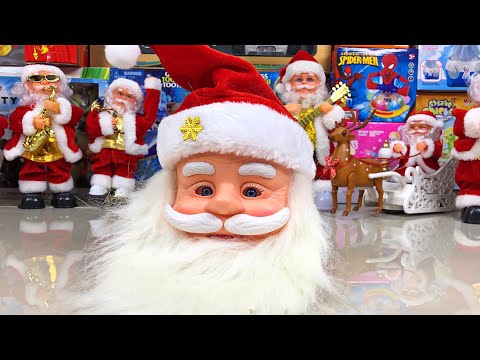 Funny SANTA CLAUS Singing Dancing Toys 