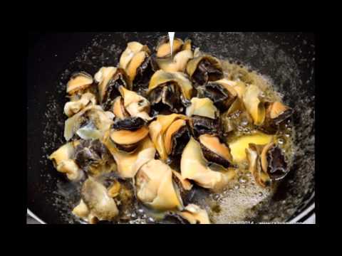 How to cook local rock shells (rapane) Constanta