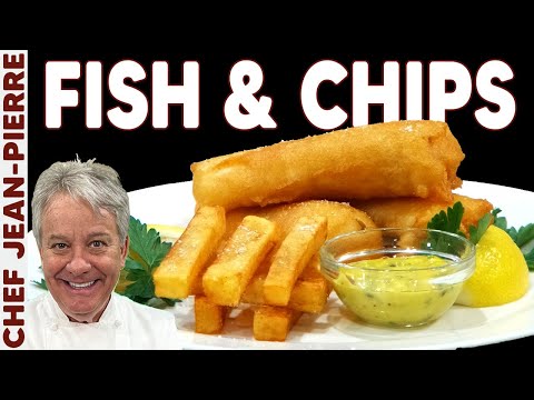 Homemade Fish &amp; Chips with a Professional | Chef Jean-Pierre