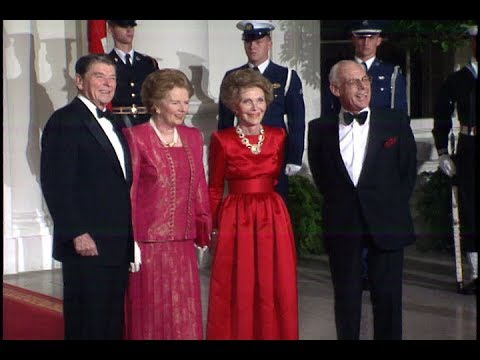 President Reagan Meeting with British Prime Minister Thatcher on November 16, 1988