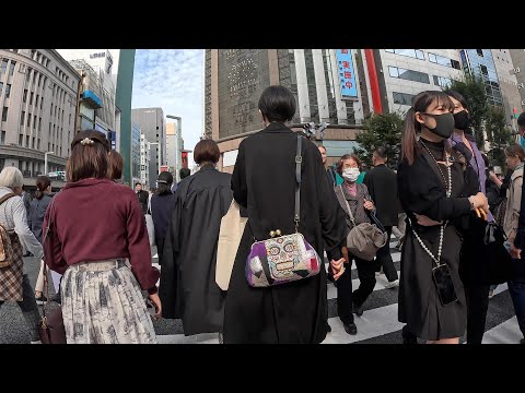 【4k】Walk in Ginza | Tokyo JAPAN | walking tour