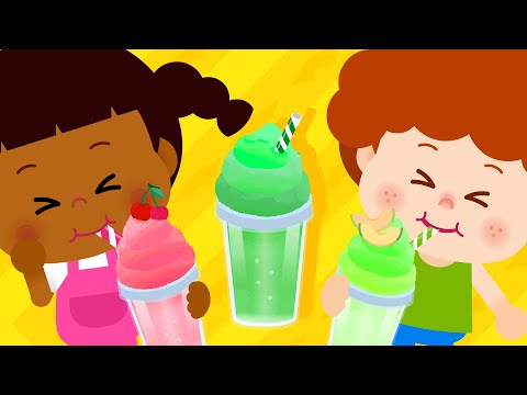 Colorful Slushies | Mr. Slushie Drink Truck | Sweet Yummy Food Song | Nursery Rhymes &amp;amp; Kids Songs