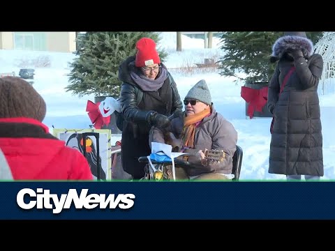 Montrealers hold vigil for woman who died crossing Canada-U.S. border