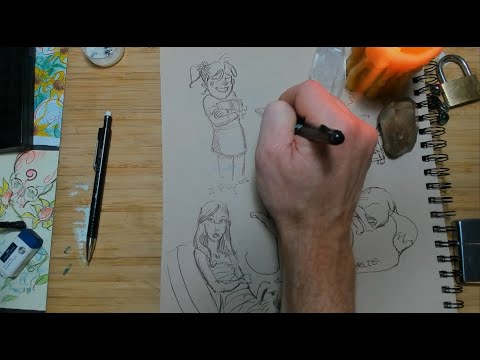 ASMR sketching until you fall asleep with whispers
