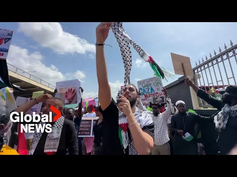 Israel-Hamas: Hundreds join pro-Palestinian protests in Ghana, France and Pakistan