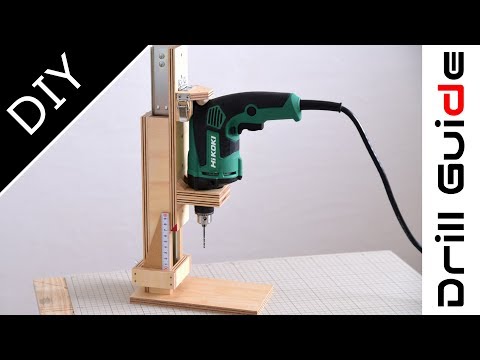 How to build a Drill Press(Drill Guide) Machine | Handmade Drill stand