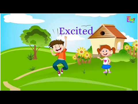 kids Vocabulary -Learn Action Verb,Emotions And Five senses- Learn English For Kids