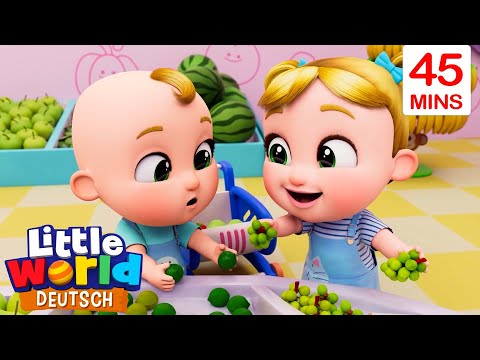 Ich kaufe ein | Kinderlieder f&uuml;r Kleinkinder | Little World Deutsch