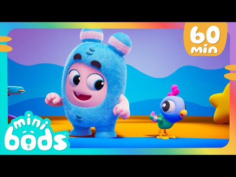 Lulu Loves To Do The Chicken Dance! 🐥 | 🌈 Minibods 🌈 | Preschool Cartoons for Toddlers