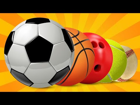 Learn Sport Balls Names And Sounds In English For All 