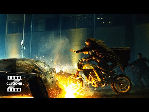 The Matrix Resurrections | Epic Motorcycle Chase | Warner Bros. Entertainment