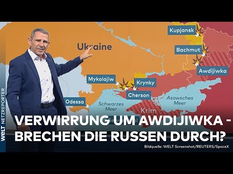 UKRAINE-KRIEG: Russen r&amp;uuml;cken bei Awdijiwka vor - Monstersturm trifft ausgelaugte Soldaten schwer