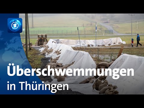 Hochwasser: &Uuml;berschwemmungen in Th&uuml;ringen