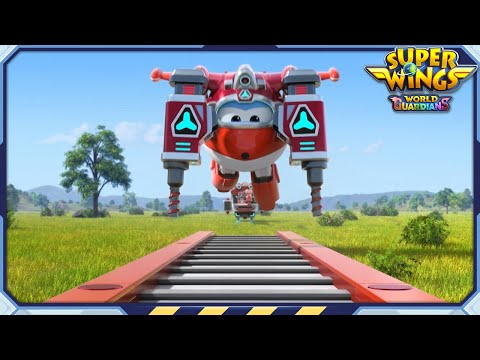 [SUPERWINGS6] Choo Choo Through the Water | EP08 | Superwings World Guardians | Super Wings