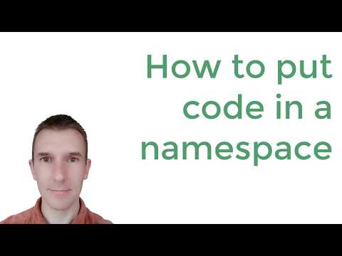 PHP namespaces 2/10: How to put code in a namespace in PHP