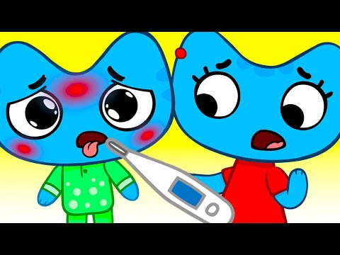 This is the way song and sick song | Kit and Kate Nursery Rhymes &amp; Kids Songs