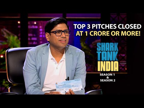 3 Deals On Tank Closed Over 1 Cr! | Shark Tank India S01 &amp; S02 | Compilation