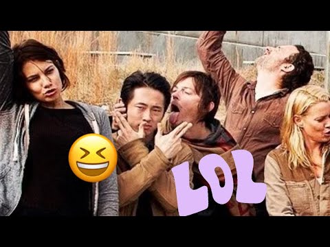 The walking dead cast funny moments that will make you drop your cookies!