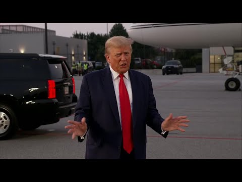 Trump addresses media after being bonding out of jail | FOX 5 News