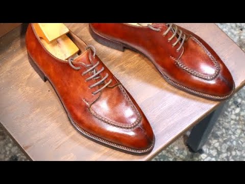 Making HANDMADE Bespoke derby shoes