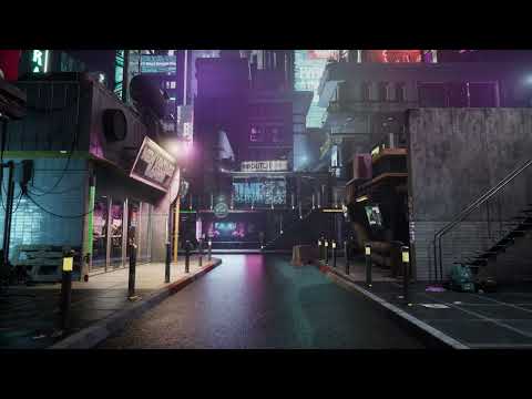 Cyberpunk Dreams: Unreal Engine 4.27 3D Animation Scene