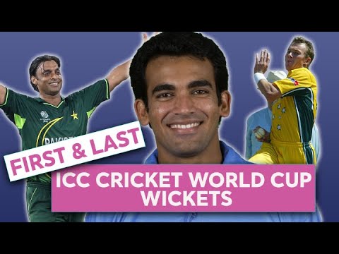 ICC Cricket World Cup wickets &ndash; First &amp; Last