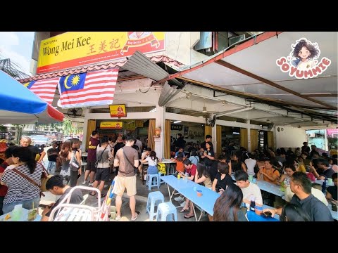 Open 3 hrs only! Michelin Award Roast Pork Belly Master - Malaysia Street Food