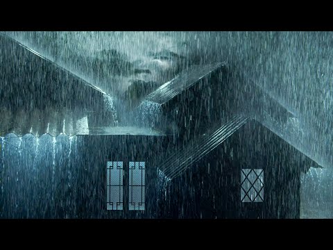 ⚡Powerful Thunderstorm Rain Sounds for Sleeping | Heavy Rainstorm &amp; Very Strong Thunder on Tin Roof