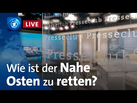 Ausweg gesucht: Wie ist der Nahe Osten zu retten? | ARD-Presseclub