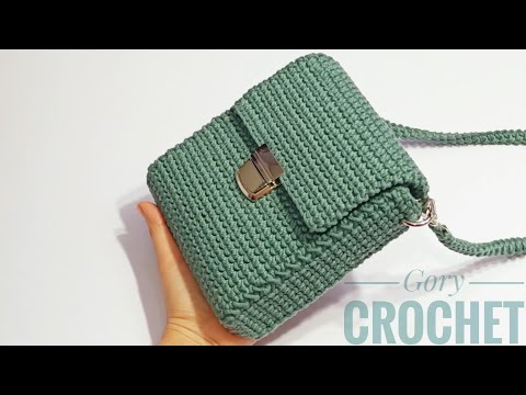 كروشيه شنطه كروس سهله للمبتدئين/Crochet bag/Bolso de crochet/Вязаная сумка/tığ işi &ccedil;anta/Bolsa