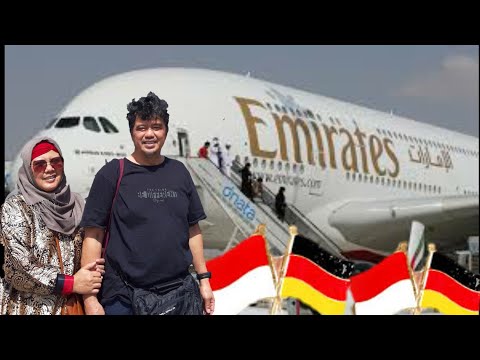 Perjalanan Indonesia Jerman dengan pesawat Emirates Airline Transit dubai