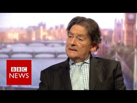 Lord Lawson: Single market 'not important' for UK - BBC News