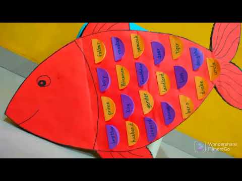 School Project - Gender || Fish Shape || Kids Craft