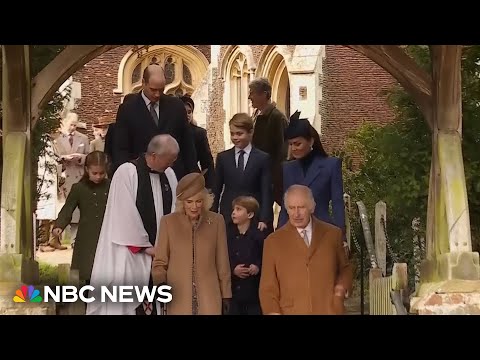 UK royals attend Christmas church service in Sandringham