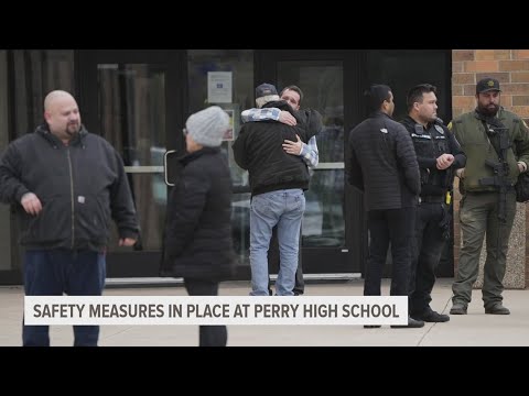 What safety measures were in place at Perry High School prior to school shooting?