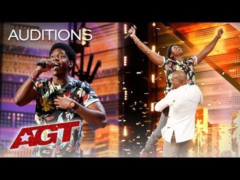 Golden Buzzer: Joseph Allen Leaves Exciting Footprint With Original Song - America's Got Talent 2019