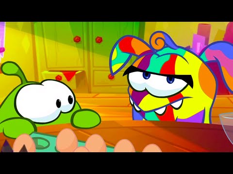 Om Nom Hik&acirc;yeleri 🥚🎨 Super Noms - Paskalya yumurtaları 🧁 Sezon 18 ⭐ Super Toons TV Animasyon