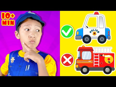 Policeman Police Car Song + More Nursery Rhymes and Kids Songs