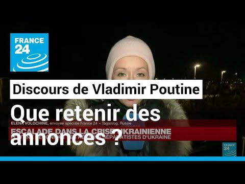 Crise ukrainienne : &quot;Il ne faut pas sous-estimer la port&eacute;e&quot; du discours de Vladimir Poutine