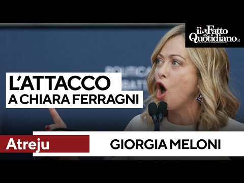 Meloni attacca Ferragni: &quot;No al modello di chi finge di fare beneficenza per cachet milionari&quot;