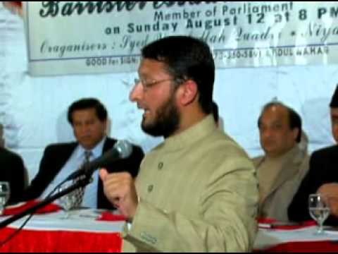 Asaduddin Owaisi in Chicago, August 12th 2007, Part 2