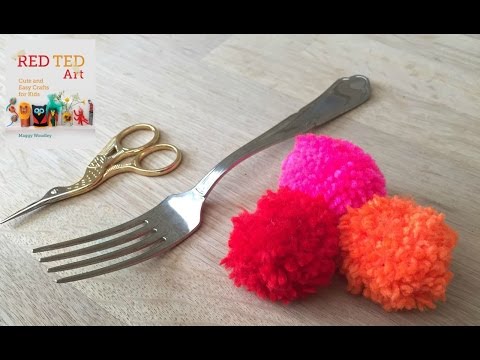 How to Make Fork Pom Poms